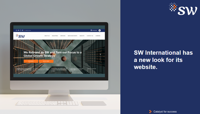 SW International has a new look for its website